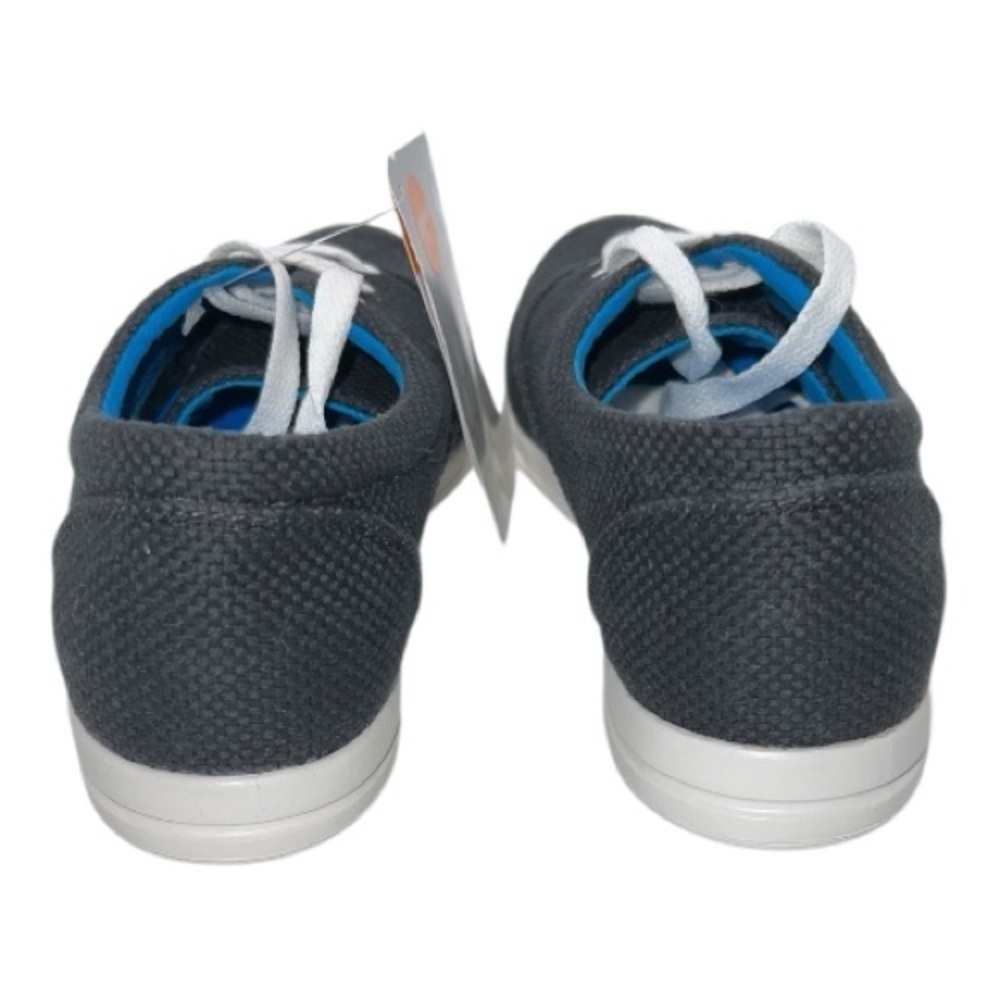 CROCS Women's Black Sneakers with Vibrant Blue Interior - Picture 3 of 7